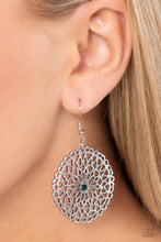 Load image into Gallery viewer, Rolling Radiance - Green Earrings
