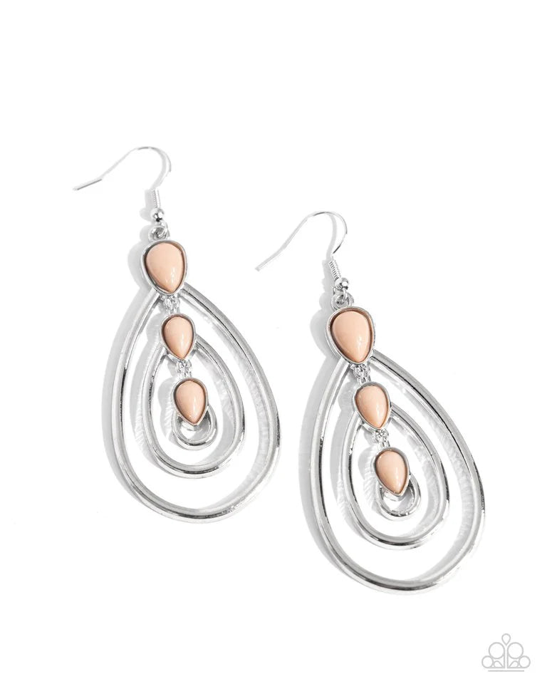 Sweat and TIERS - Brown Earring