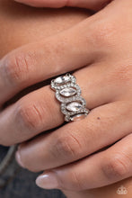 Load image into Gallery viewer, Staggering Sparkle - White (Rhinestone) Ring
