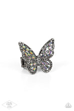 Load image into Gallery viewer, Flauntable Flutter - Multi  (Gunmetal) Ring
