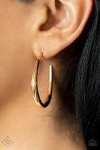 Load image into Gallery viewer, CURVE Your Appetite - Gold Earring (FFA-0622)
