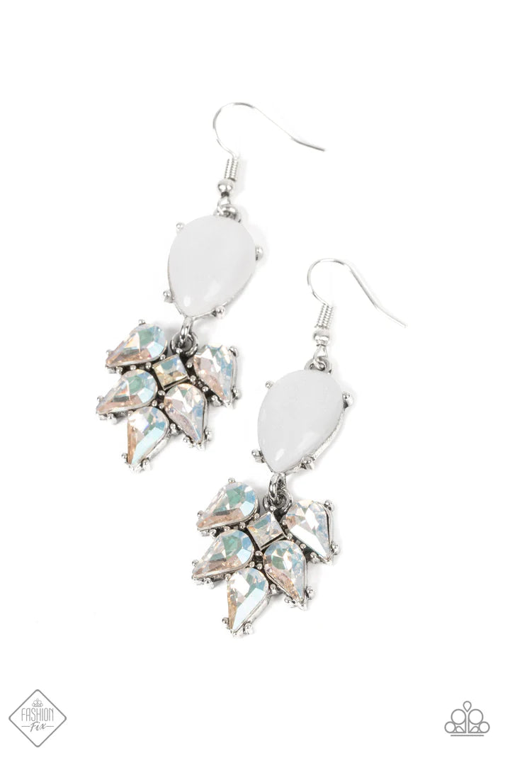 Ethereal Effervescence - White  Earring (SS-0622)