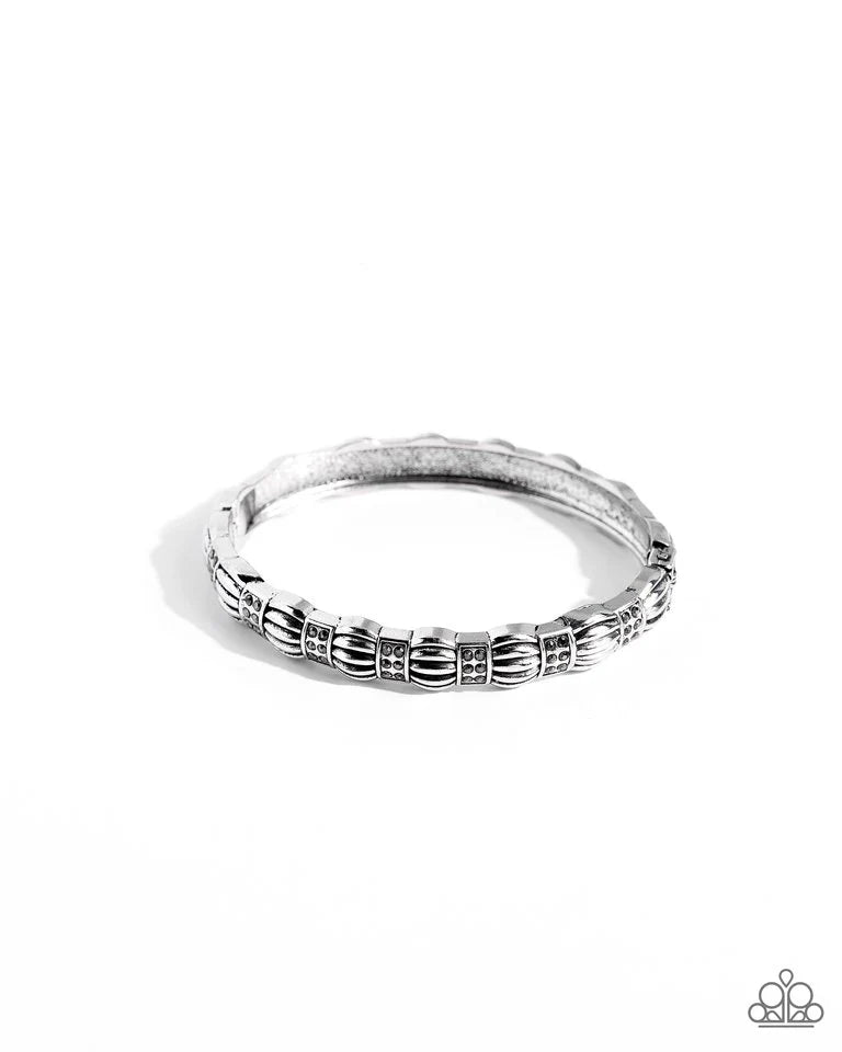 Metro Reverie - Silver (Hematite) Bracelet