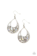 Load image into Gallery viewer, Regal Recreation - White (Iridescent) Earring
