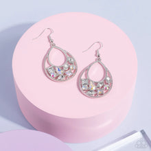 Load image into Gallery viewer, Regal Recreation - White (Iridescent) Earring
