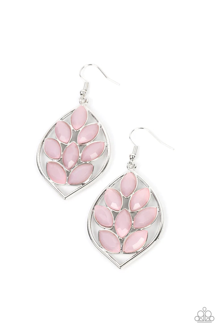 Glacial Glades - Pink (Marquise Bead) Earring