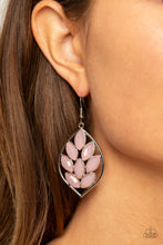 Load image into Gallery viewer, Glacial Glades - Pink (Marquise Bead) Earring
