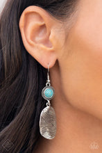 Load image into Gallery viewer, HOMESTEAD on the Range - Blue (Turquoise) Earring (SSF-0322)
