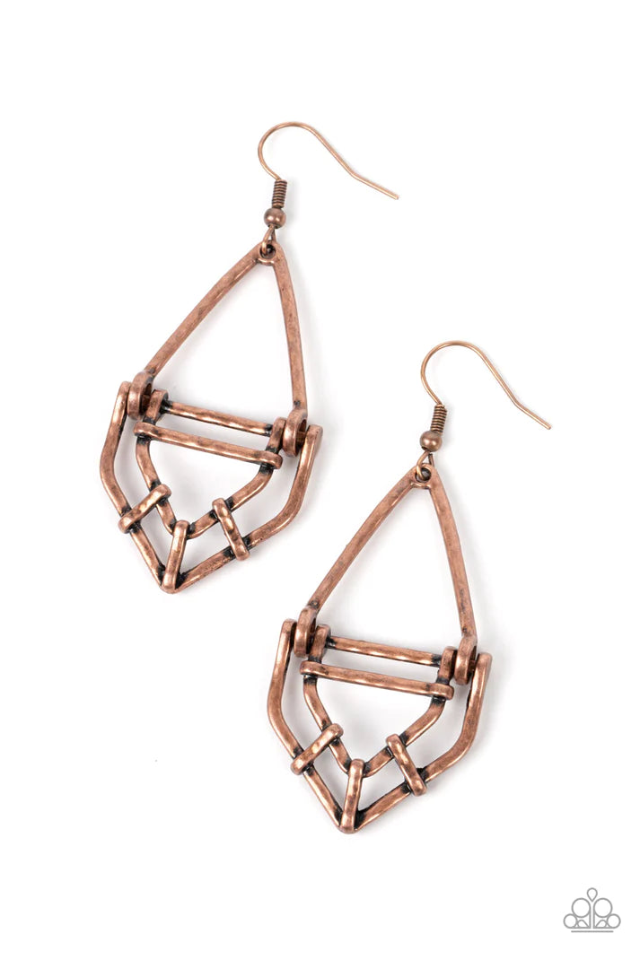 Artisan Apparatus - Copper Earring