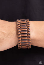 Load image into Gallery viewer, Western WRAP-ture - Brown Urban Bracelet
