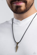 Load image into Gallery viewer, ARROWHEAD Rush - Brass (Arrow) Necklace

