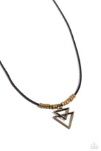 Load image into Gallery viewer, Terra Trifecta - Brass Necklace
