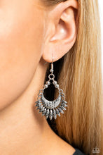 Load image into Gallery viewer, Lunar Luxury - Silver Earring
