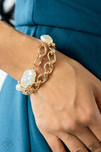 Load image into Gallery viewer, Seaside Sojourn - Gold Bracelet (FFA-0622)
