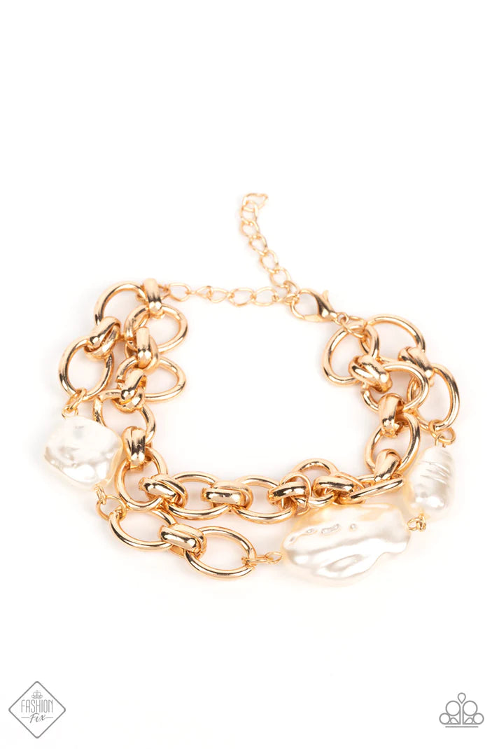 Seaside Sojourn - Gold Bracelet (FFA-0622)