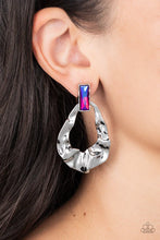 Load image into Gallery viewer, Metro Meltdown - Pink Earring
