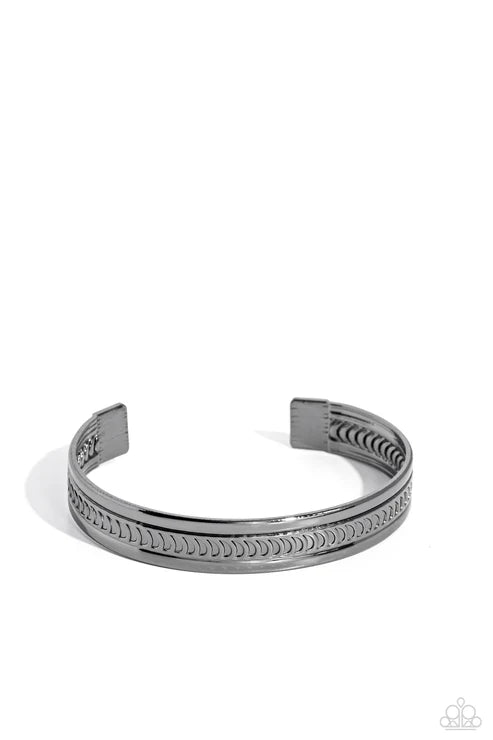 Industrial Quest - Black Mens Bracelet
