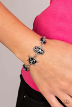 Load image into Gallery viewer, Speckled Shimmer - Black Bracelet
