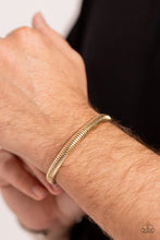 Load image into Gallery viewer, Let It RIB - Gold Cuff Bracelet
