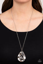 Load image into Gallery viewer, Surrealist Sparkle - Silver (Smoky) Necklace
