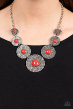 Load image into Gallery viewer, Garden Glade - Red Necklace
