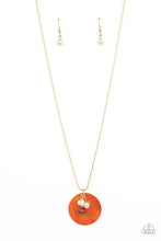 Load image into Gallery viewer, Beach House Harmony - Orange Necklace
