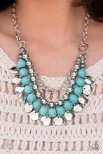 Load image into Gallery viewer, Leave Her Wild - Blue (Turquoise) Necklace (SSF-0922)
