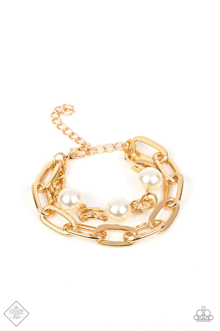 Nautical Mileage - Gold Bracelet (FFA-1022)