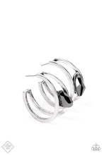 Load image into Gallery viewer, Unrefined Reverie -Silver (Hematite) Post Earring (MM-1022)
