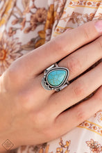 Load image into Gallery viewer, Rural Rapids - Blue (Turquoise) Ring (SSF-1022)
