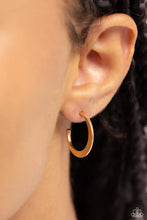 Load image into Gallery viewer, Royal Runway - Gold Hoop Earring

