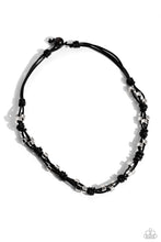 Load image into Gallery viewer, Braided Brawl - Black Necklace
