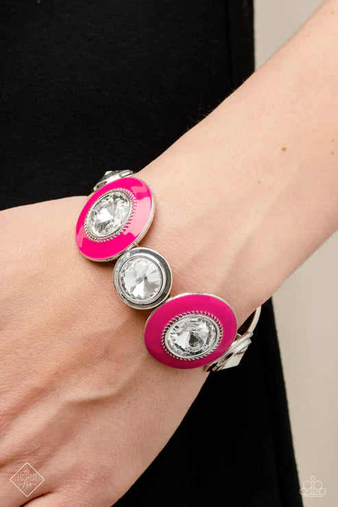 Lustrous Lass - Pink Bracelet (GM-0123)