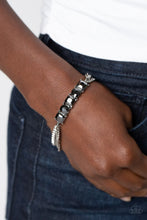 Load image into Gallery viewer, Tyrant Treasure - Silver (Hematite) Bracelet
