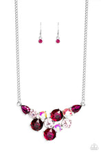 Load image into Gallery viewer, Complete Look - Pink Set: Round Royalty - Pink Necklace and Twinkling Trio - Pink Bracelet (BB-PK-LJ)
