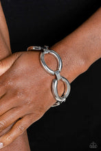 Load image into Gallery viewer, Constructed Chic - Silver Bracelet
