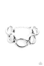 Load image into Gallery viewer, Constructed Chic - Silver Bracelet
