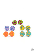 Load image into Gallery viewer, Starlet Shimmer  - Multi Colored Resin Disc Earring
