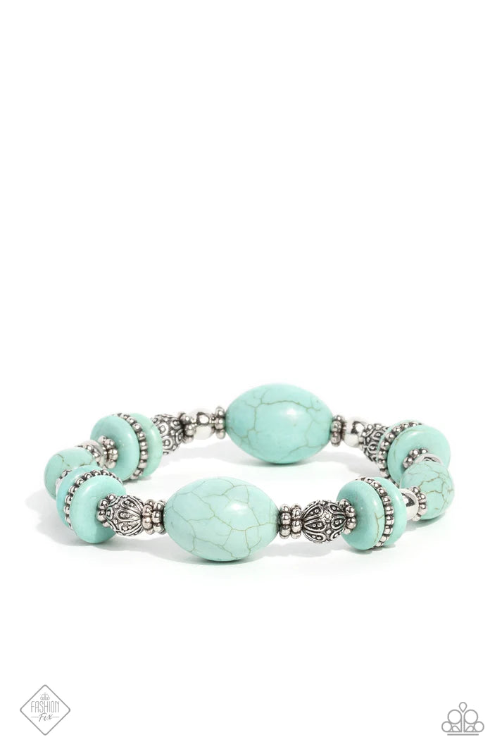 Changing Cleopatra - Blue (Turquoise) Bracelet