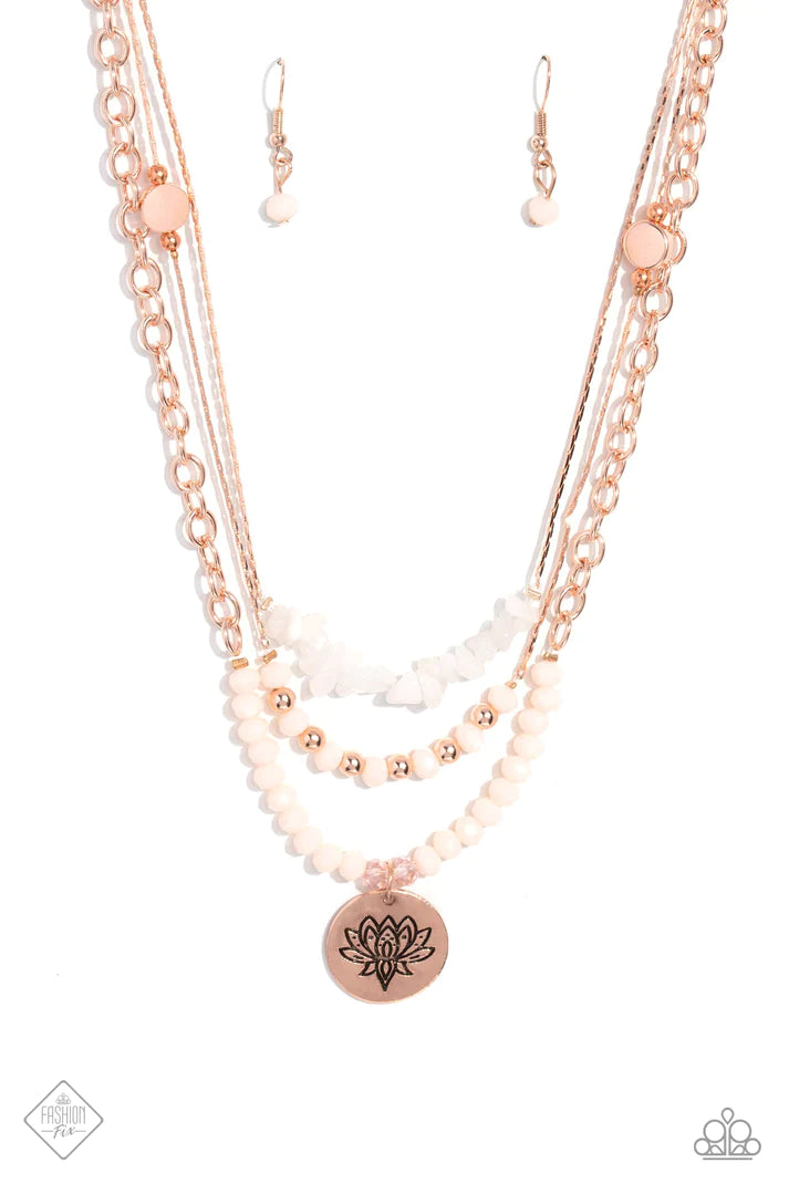 Lotus Luxury - Rose Gold Necklace (GM-0623)