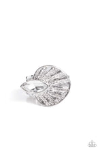 Load image into Gallery viewer, Fan Dance Dazzle - White (Rhinestone) Ring  (LOP-0823)
