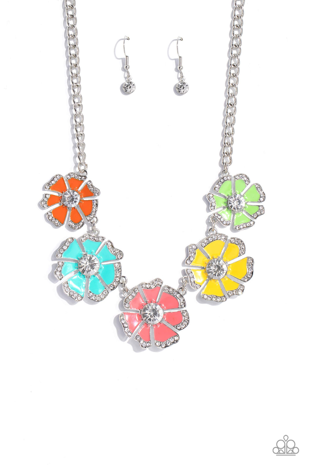 Playful Posies - Multi Necklace (LOP-0723)