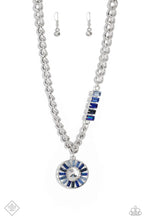 Load image into Gallery viewer, Tiered Talent - Blue Necklace (MM-0723)
