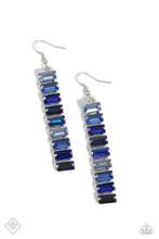 Load image into Gallery viewer, Superbly Stacked - Blue Earring (MM-0723)
