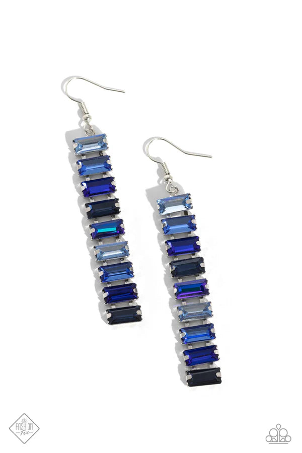 Superbly Stacked - Blue Earring (MM-0723)