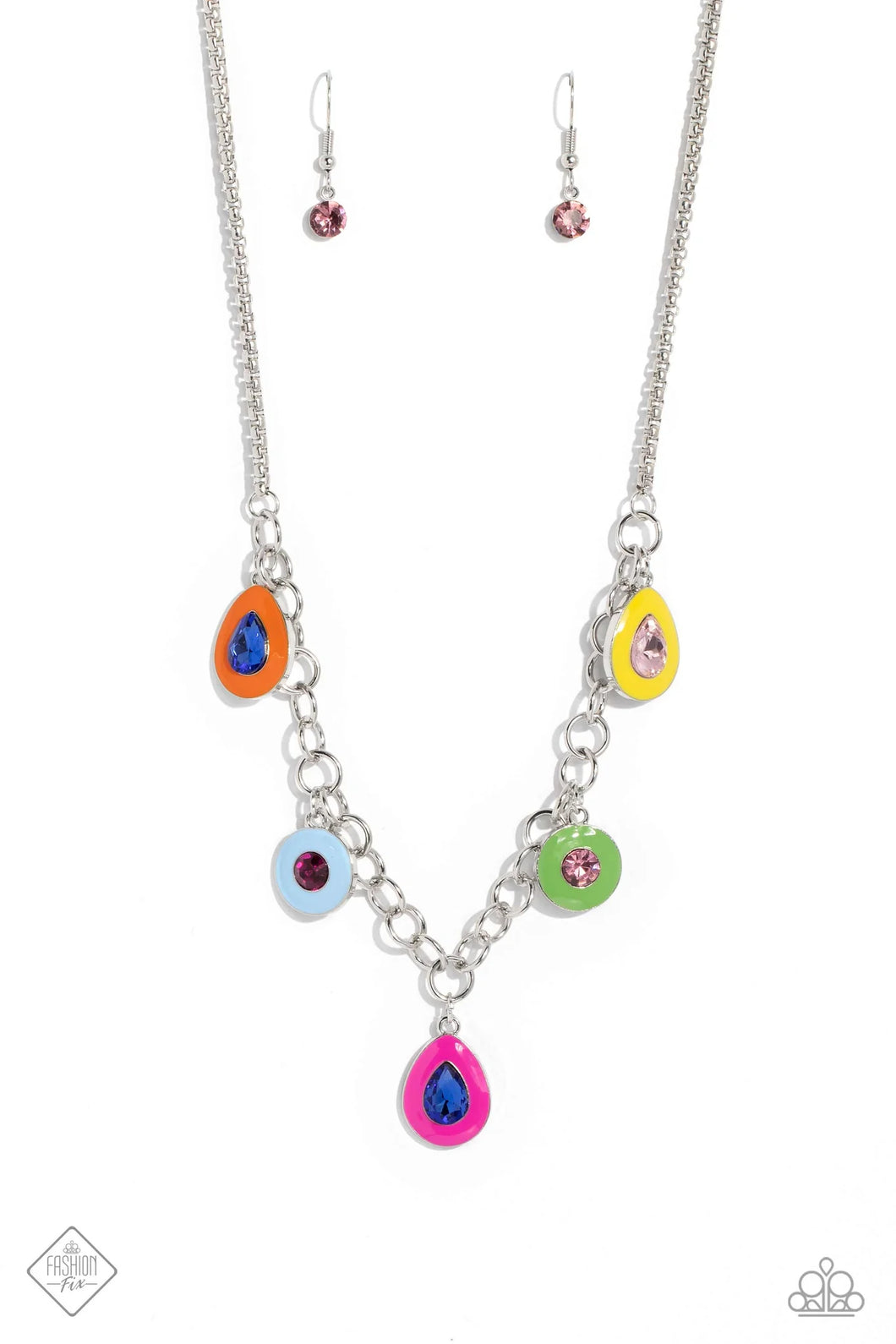 Colorblock Craze - Multi Necklcae (SS-0523)