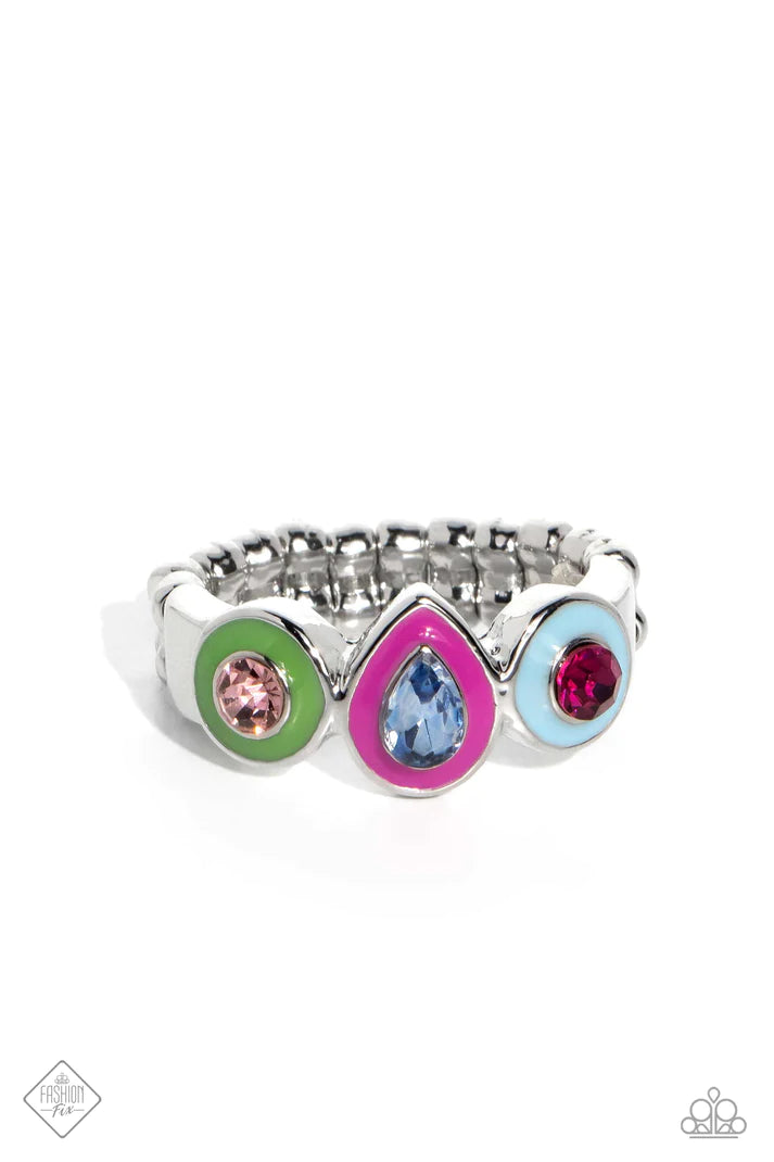 Colorblock Chic - Multi Ring (SS-0522)