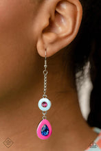 Load image into Gallery viewer, Colorblock Canvas - Multi Post Earring (SS-0523)
