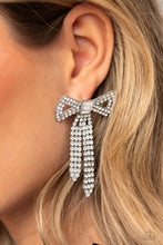 Load image into Gallery viewer, Just BOW With It - White Earring (LOP-0823)
