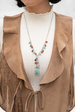 Load image into Gallery viewer, Notably Natural - Blue Necklace (SSF-0723)
